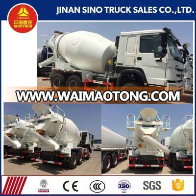 HOWO 10 wheels 371hp 10m3 concrete mixing trucks sale in 2017